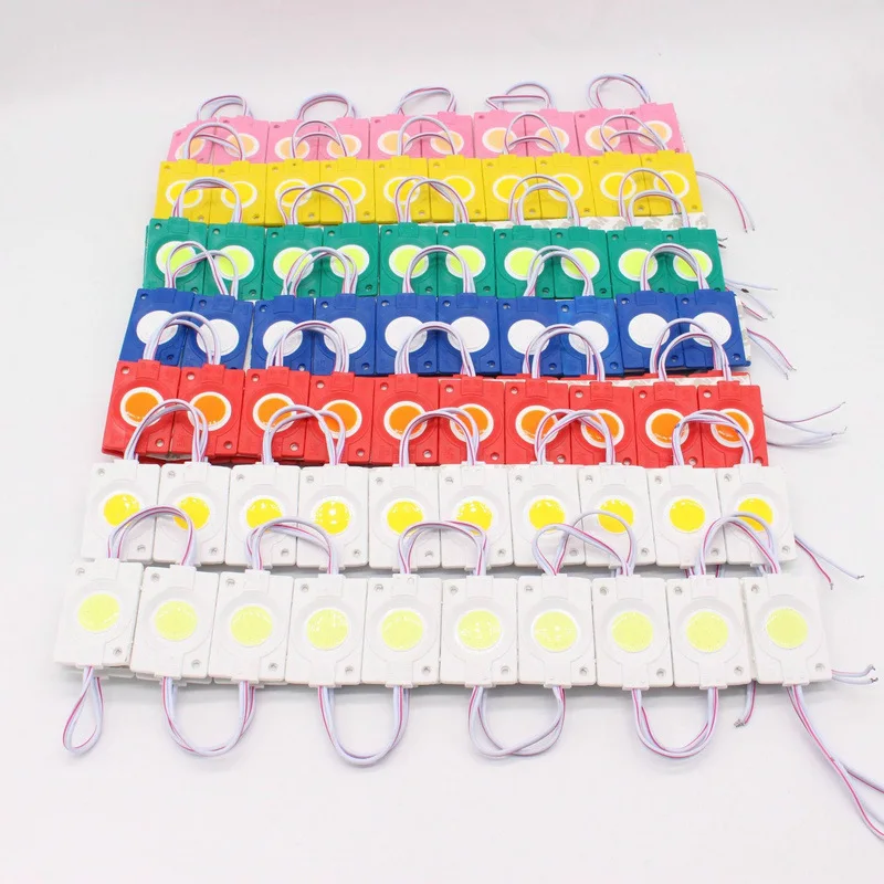 100PCS 12V Multicolour Led Modules COB Light Backlight Shop Banner Waterproof IP65 Christmas Decorations White Warm Blue Yellow
100PCS 12V Multicolour Led Modules COB Light Backlight Shop Banner Waterproof IP65 Christmas Decorations White Warm Blue Yellow