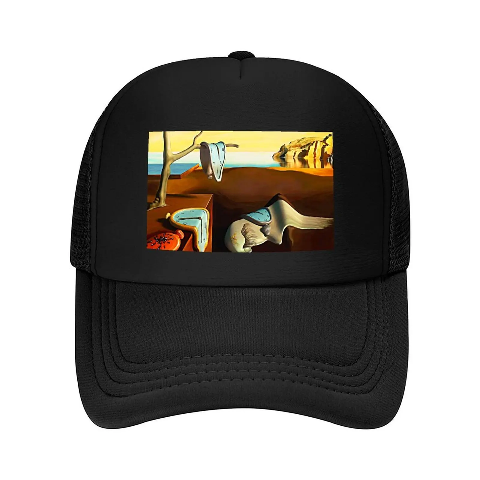 Salvador Dali The Persistence of Memory Print Surrealism Baseball Cap Snap Back Hat Luxury Brand Trucker Cap Woman Hats Men's 
Salvador Dali The Persistence of Memory Print Surrealism Baseball Cap Snap Back Hat Luxury Brand Trucker Cap Woman Hats Men's