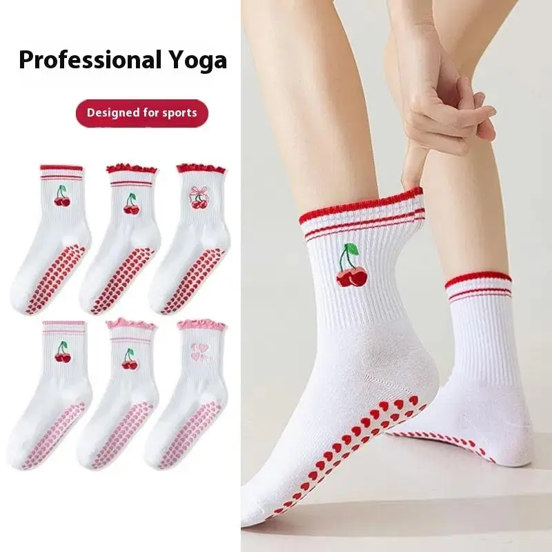 Cotton Breathable Mid-calf Yoga Socks Anti-slip Sports Socks Pilates Socks Dance Fitness Training Socks
Cotton Breathable Mid-calf Yoga Socks Anti-slip Sports Socks Pilates Socks Dance Fitness Training Socks