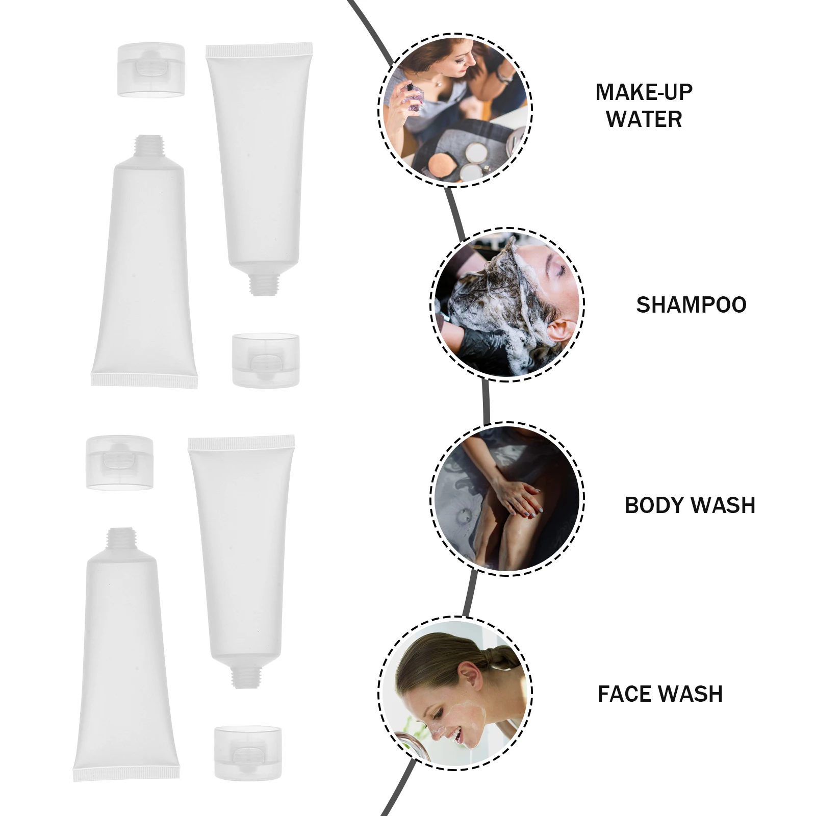 12pcs 50G Dispensers Travel Makeup Refillable Leakproof Plastic Squeeze Bottles For Lotion Shampoo Body Wash Hand Soap
12pcs 50G Dispensers Travel Makeup Refillable Leakproof Plastic Squeeze Bottles For Lotion Shampoo Body Wash Hand Soap