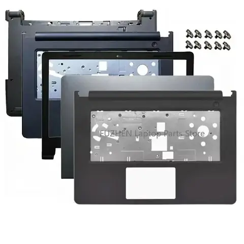 New For Inspiron 3462 3465 3467 3468 3476 Laptop LCD Rear Cover/Front Frame/Palm Pad/Bottom Cover Black