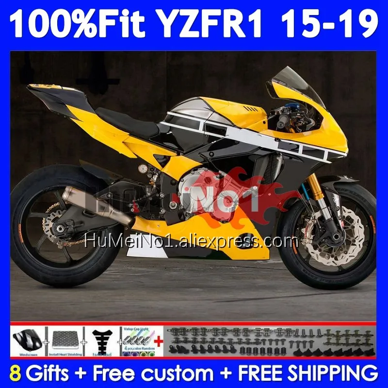 Впрыск для YAMAHA YZF R1 R 1 1000 YZF-R1 YZFR1 15 16 17 18 19 В наличии желтый 370No.37 YZF1000 2015 2016 2017 2018 2019 Обтекатель
Впрыск для YAMAHA YZF R1 R 1 1000 YZF-R1 YZFR1 15 16 17 18 19 В наличии желтый 370No.37 YZF1000 2015 2016 2017 2018 2019 Обтекатель