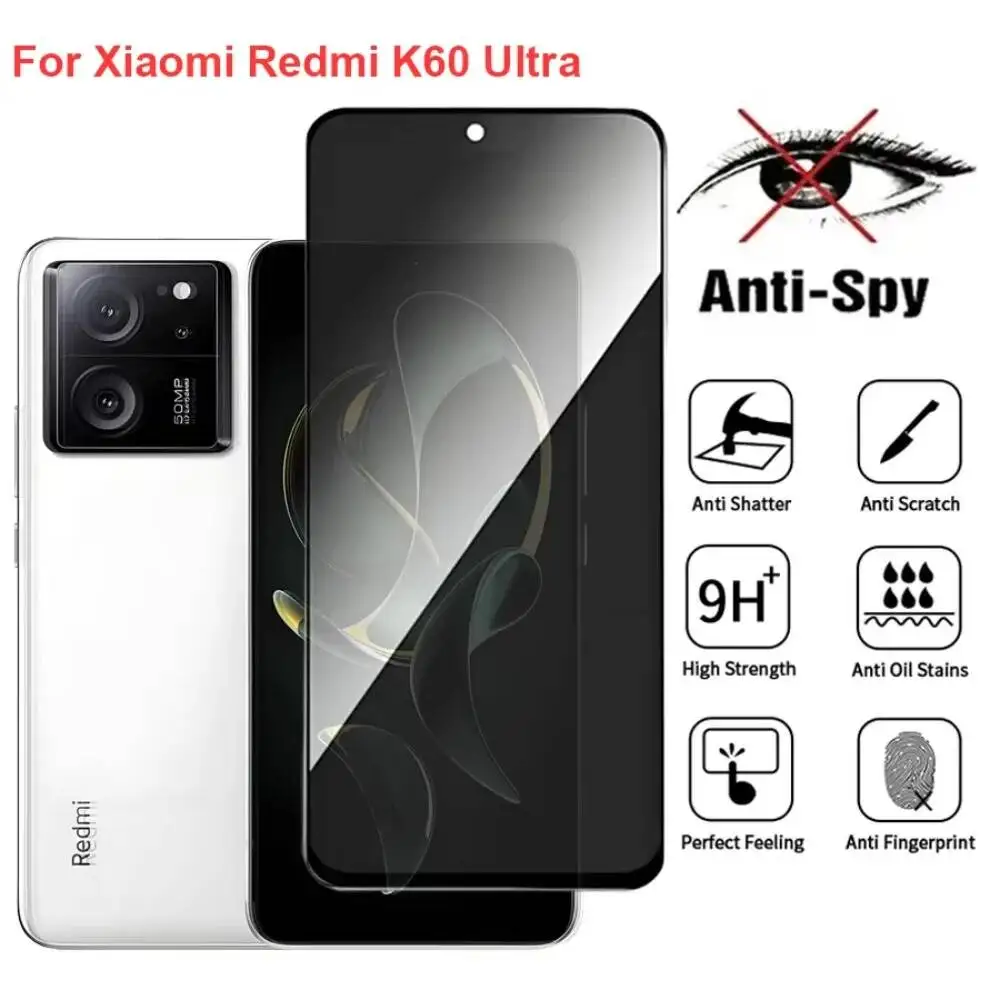 For Xiaomi Redmi K60 Anti Spy Privacy Tempered Glass Screen Protector Compatible For Redmik60 Ultra Phone Film
For Xiaomi Redmi K60 Anti Spy Privacy Tempered Glass Screen Protector Compatible For Redmik60 Ultra Phone Film