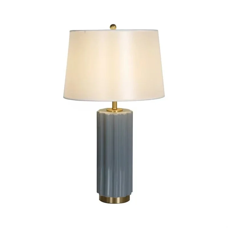 Modern ceramic living room bedroom office hotel bedside lamp home decoration lighting table lamp
Modern ceramic living room bedroom office hotel bedside lamp home decoration lighting table lamp