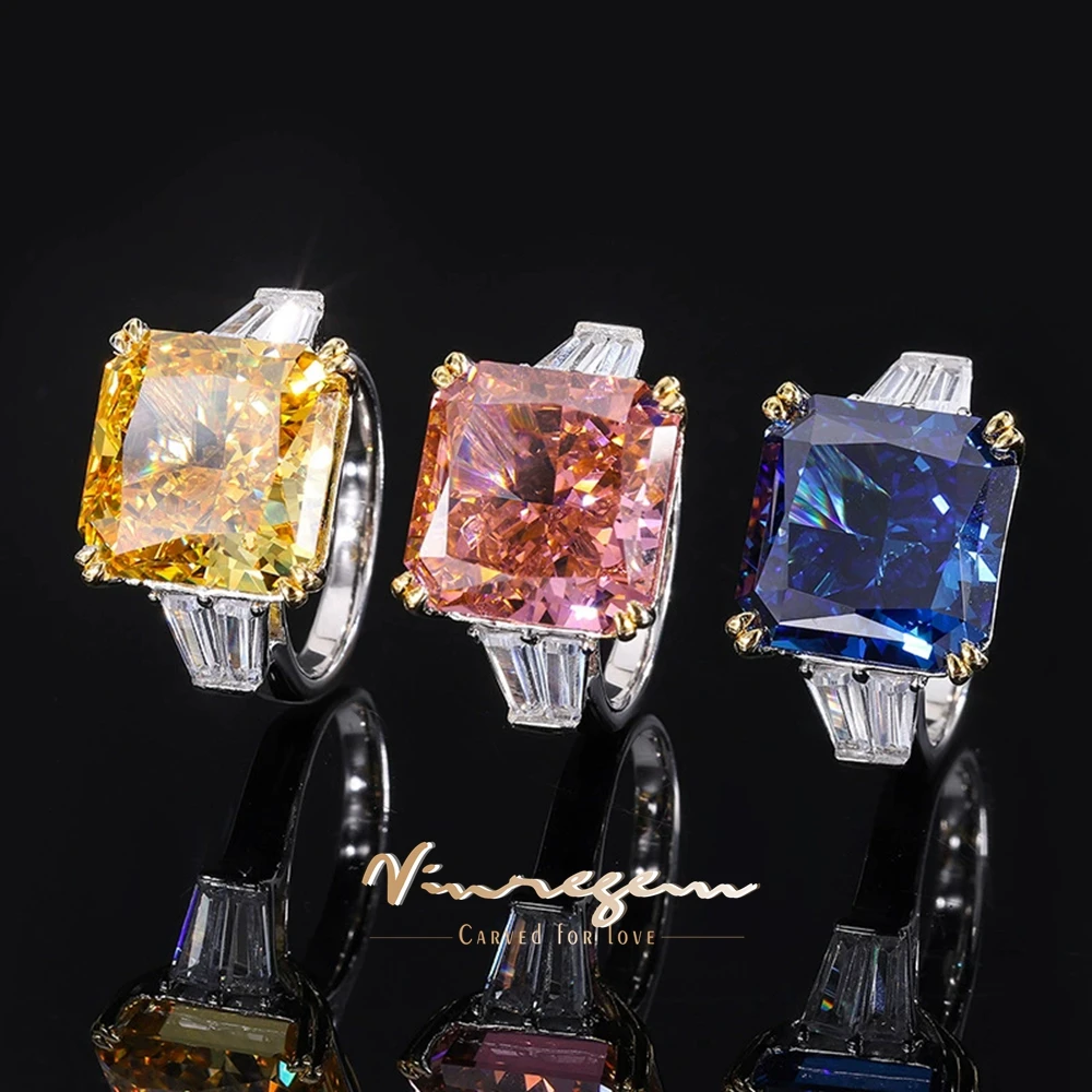 Vinregem 14 MM Crushed Ice Cut Sapphire Citrine Padparadscha Gems 925 Sterling Silver Women Rings Fine Jewelry Anniversary Gifts
Vinregem 14 MM Crushed Ice Cut Sapphire Citrine Padparadscha Gems 925 Sterling Silver Women Rings Fine Jewelry Anniversary Gifts