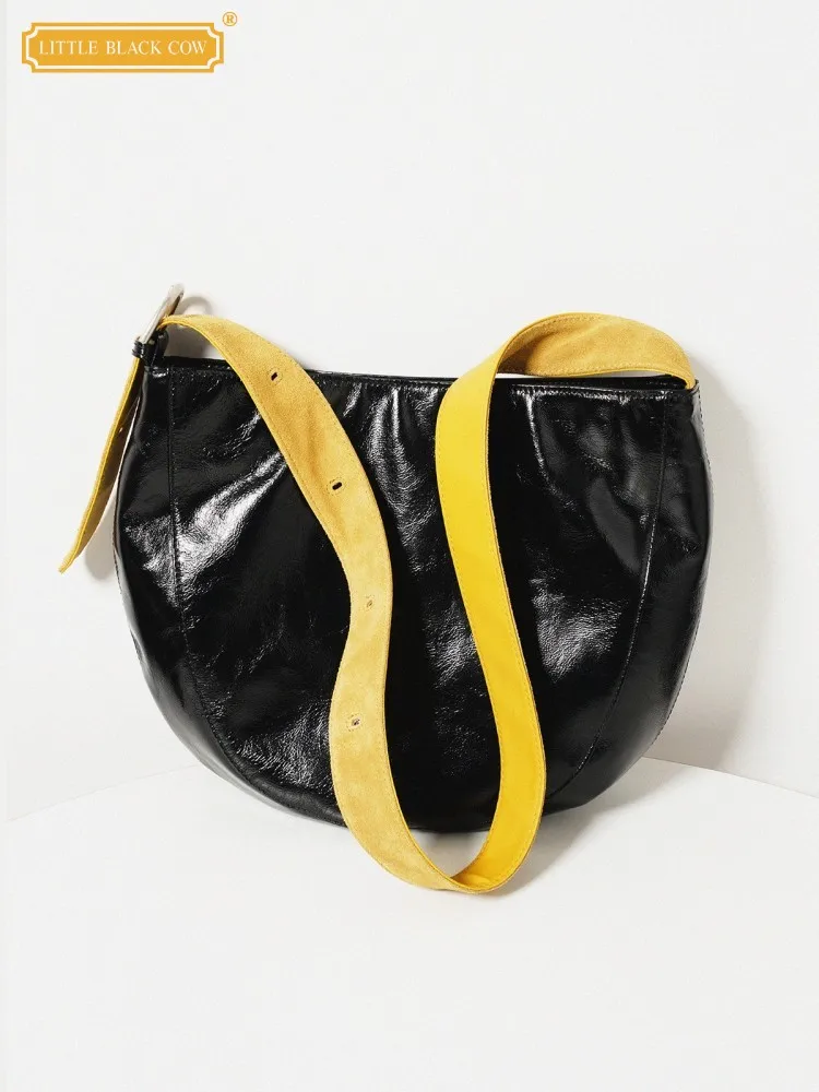 Fashion Designer Women Office Color Block Genuine Cowskin Leather Bucket Oil Wax Single Vintage Ladies Shoulder Crossbody Bag
Fashion Designer Women Office Color Block Genuine Cowskin Leather Bucket Oil Wax Single Vintage Ladies Shoulder Crossbody Bag