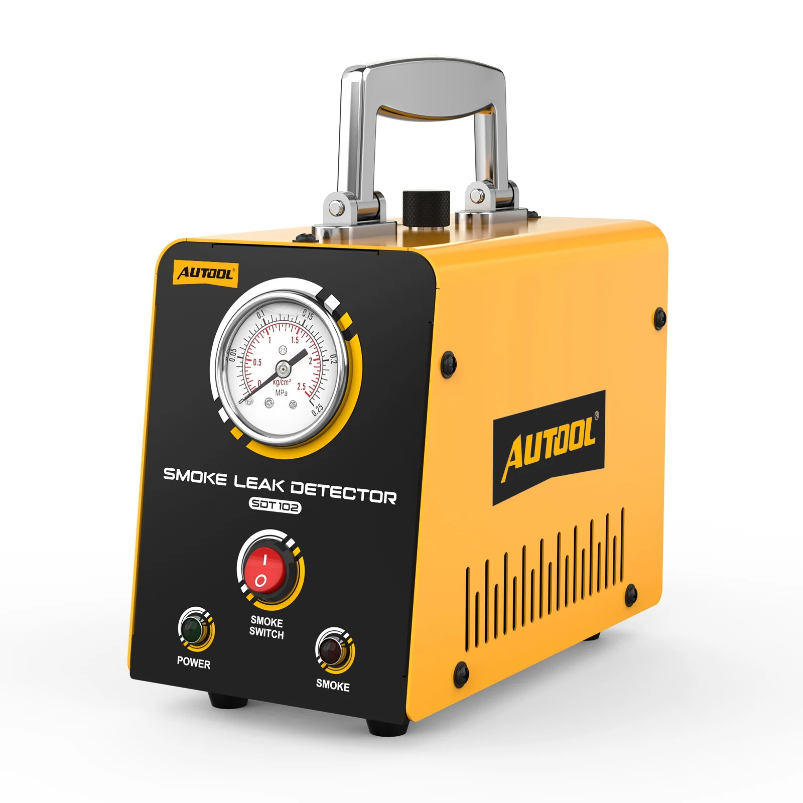 AUTOOL SDT102 EVAP Smoke Machine 12V Automotive Leak Detector Smoke Tester Vacuum Exhaust Pipe Diagnostic Tester
AUTOOL SDT102 EVAP Smoke Machine 12V Automotive Leak Detector Smoke Tester Vacuum Exhaust Pipe Diagnostic Tester