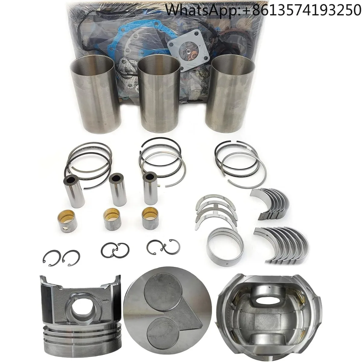 D1703 Engine Overhaul Rebuild Kit (No valve set) Compatible For Kubota D1703 D1703E Engine Tractor L3300DT L3410DT KL2750 Bobcat
D1703 Engine Overhaul Rebuild Kit (No valve set) Compatible For Kubota D1703 D1703E Engine Tractor L3300DT L3410DT KL2750 Bobcat