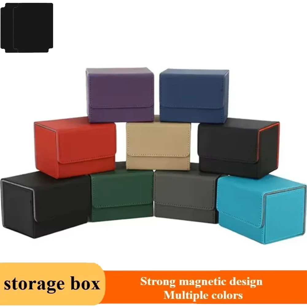 Коробка для колоды Commander Deck Box для MTG TCG, вмещает более 100 карт в протекторах, кожаный футляр для хранения, магнитный чехол для карт Magic Gathering PKM
Коробка для колоды Commander Deck Box для MTG TCG, вмещает более 100 карт в протекторах, кожаный футляр для хранения, магнитный чехол для карт Magic Gathering PKM