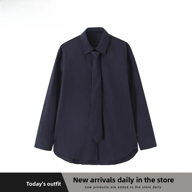 Faionable ZR Sle Women's irt Tie Silk irt New Autumn Winter Street Sle Loose Fit Long Sve Polyester Fiber
Faionable ZR Sle Women's irt Tie Silk irt New Autumn Winter Street Sle Loose Fit Long Sve Polyester Fiber