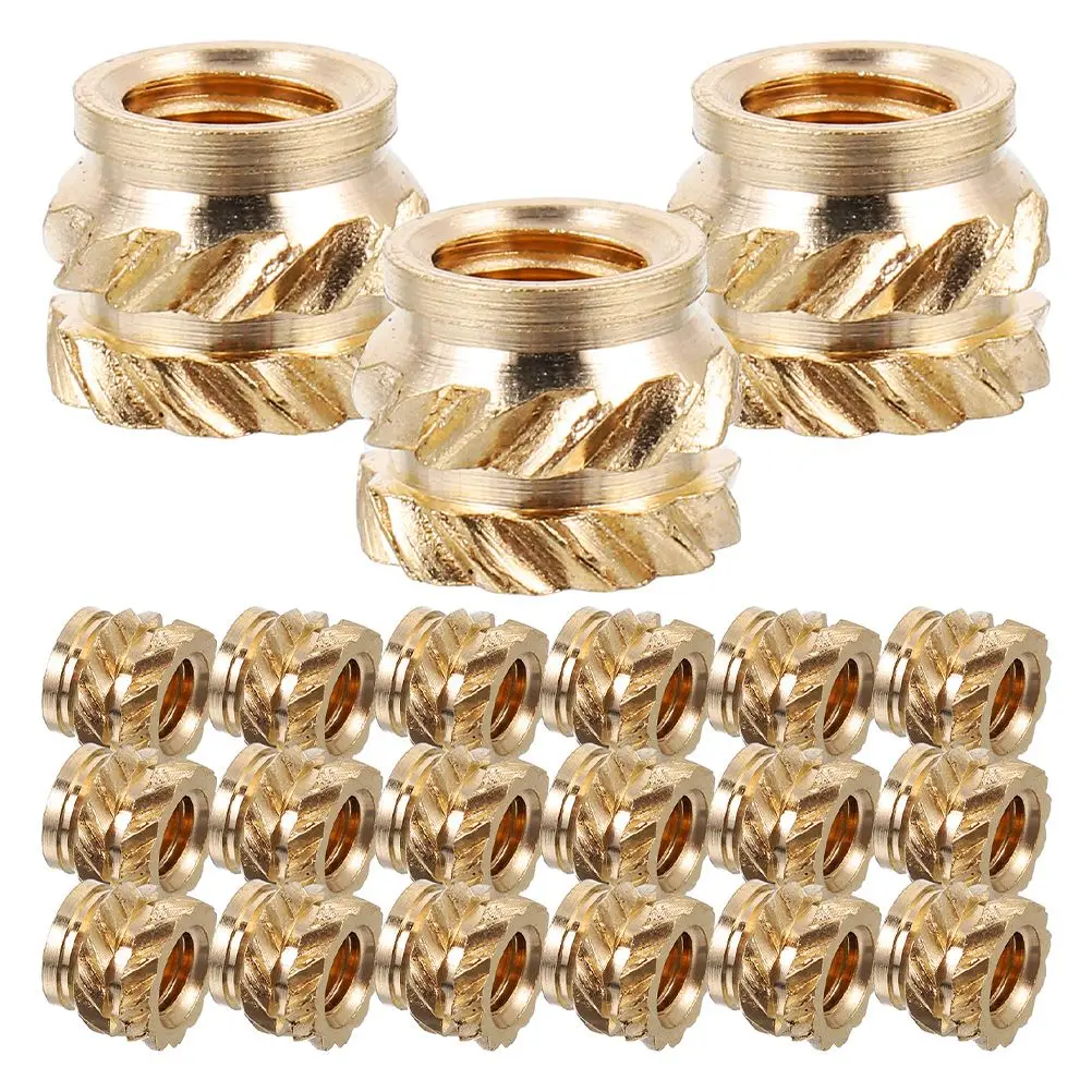 130 Pcs 3D Printed Brass Nuts Heat Set Inserts Knurled Threaded Embedment Hardware Screw Bolt Home Renovation Machinery
130 Pcs 3D Printed Brass Nuts Heat Set Inserts Knurled Threaded Embedment Hardware Screw Bolt Home Renovation Machinery