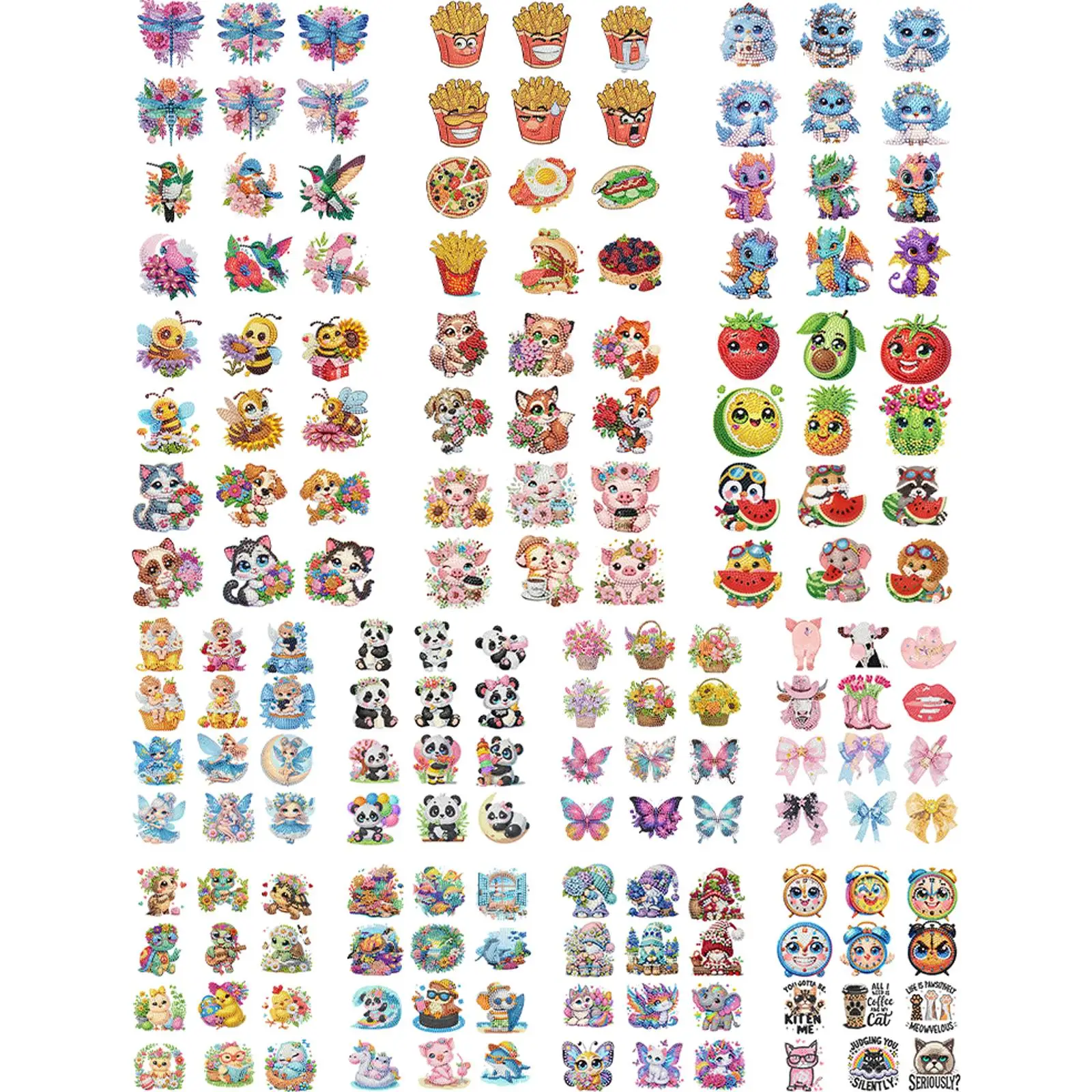12PCS 2D Flat DIY Diamond Painting Refrigerator Magnet Round Diamond Magnetic Refrigerator Stickers for Home Kitchen Decoration
12PCS 2D Flat DIY Diamond Painting Refrigerator Magnet Round Diamond Magnetic Refrigerator Stickers for Home Kitchen Decoration