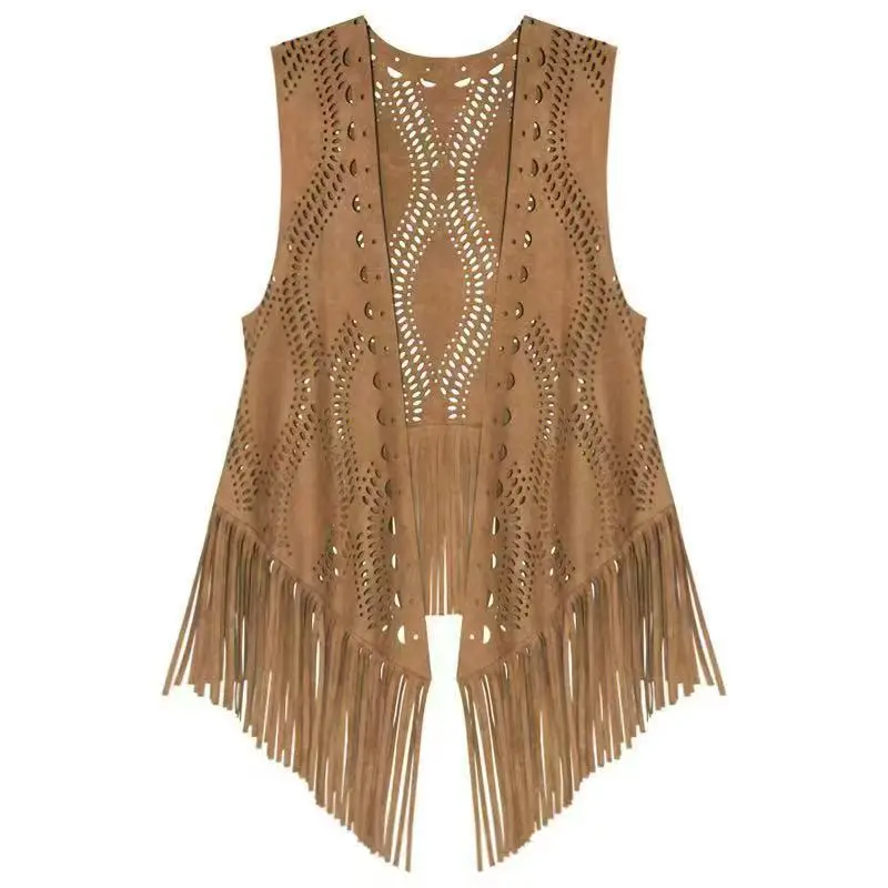 2026 Spring Summer Women's New Joker Coat Niche Design Vest Tassel Female National Wind Jacket Retro Cardigan Explosion Overwear
2026 Spring Summer Women's New Joker Coat Niche Design Vest Tassel Female National Wind Jacket Retro Cardigan Explosion Overwear