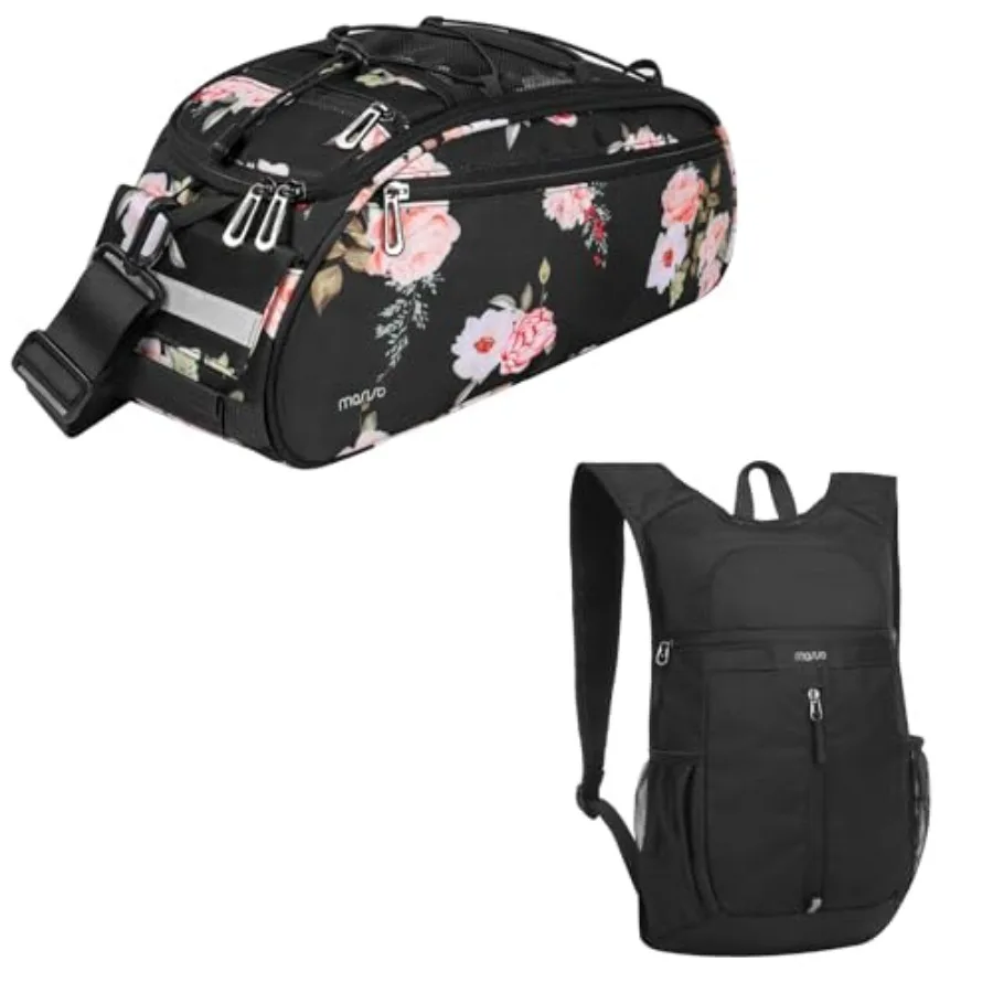 10L Lightweight Hiking Daypack Small Packable Travel Hiking BackpackandBike Rack Bag, Peony Waterproof Bicycle Trunk Pannier Re
10L Lightweight Hiking Daypack Small Packable Travel Hiking BackpackandBike Rack Bag, Peony Waterproof Bicycle Trunk Pannier Re