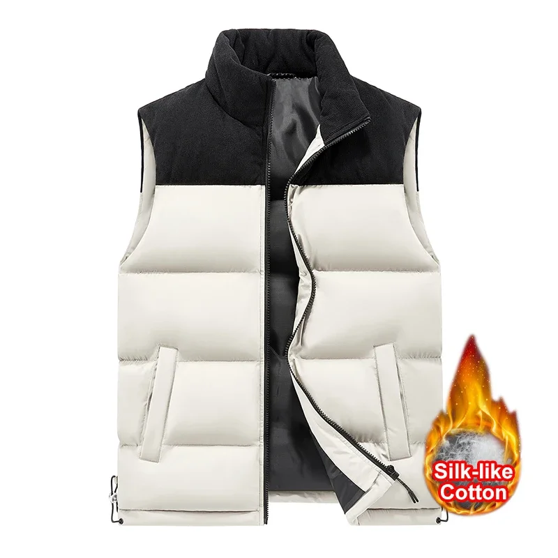 Winter Warm Puffer Vest Mens Corduroy Vests Sleeveless Fashion Casual Sports Thick Couple Cotton Jackets Unisex Outwear Parka
Winter Warm Puffer Vest Mens Corduroy Vests Sleeveless Fashion Casual Sports Thick Couple Cotton Jackets Unisex Outwear Parka