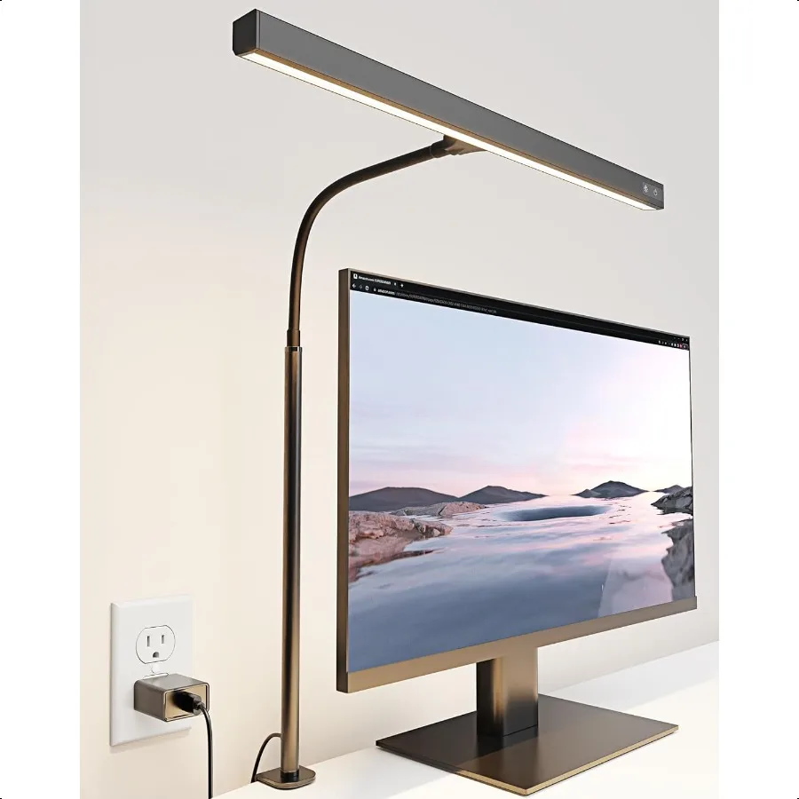 LED Desk Lamp for Office Home EyeCaring Desk Light with Adjustable Gooseneck 12W Touch Control Dimmable Brightness Architect Cl
LED Desk Lamp for Office Home EyeCaring Desk Light with Adjustable Gooseneck 12W Touch Control Dimmable Brightness Architect Cl