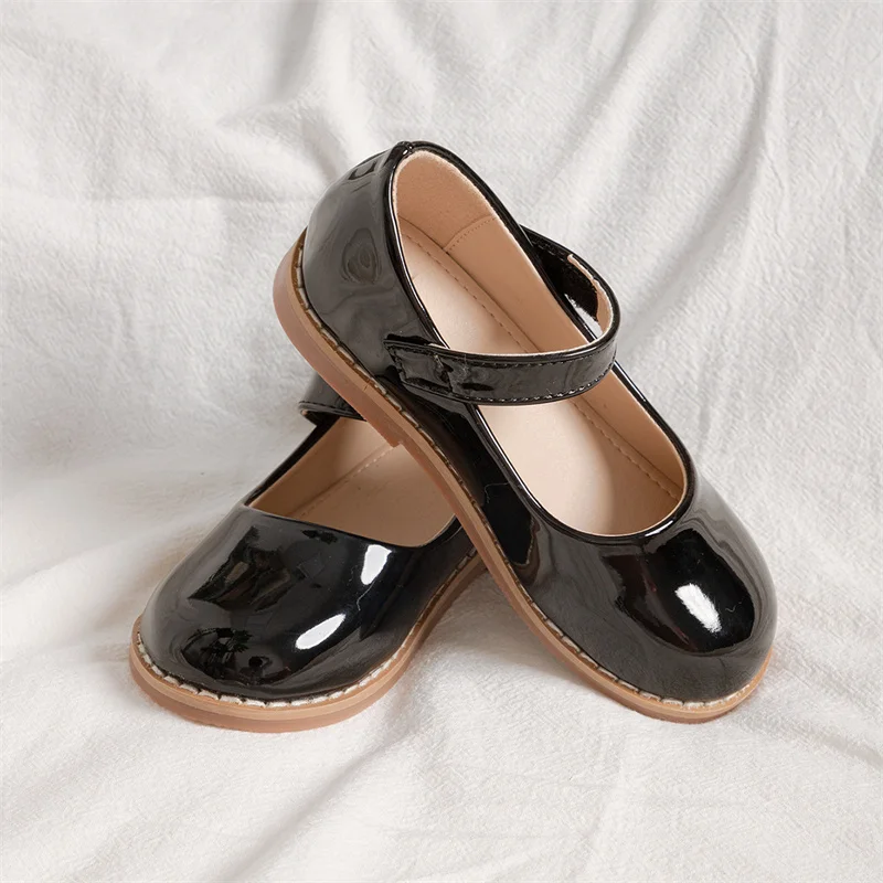 KIDSUN Black Fashion Children's Shoes Girl Formal Buckle Rubber Sole Leather Princess Dress Shoes Classic Size 21-32 2
KIDSUN Black Fashion Children's Shoes Girl Formal Buckle Rubber Sole Leather Princess Dress Shoes Classic Size 21-32 2
