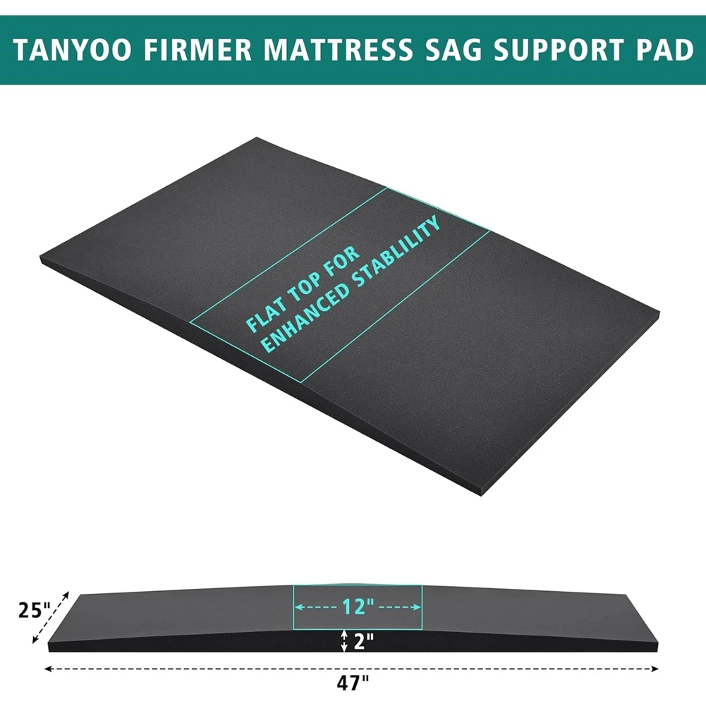 COFA Sagging Mattress Support Fix Sinking Beds High Density Foam Insert Pad for Sagging Bed Repair 47 X 25 X 2 Inches 1pcs
COFA Sagging Mattress Support Fix Sinking Beds High Density Foam Insert Pad for Sagging Bed Repair 47 X 25 X 2 Inches 1pcs