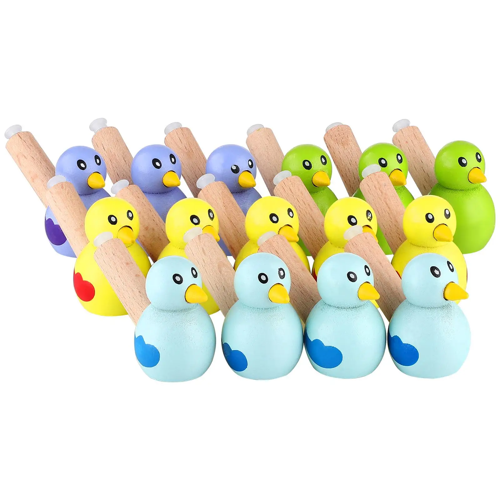 15 Pcs Wooden Bird Whistle Toys Realistic Design Kids Party Favors Cartoon Musical Educational Noise Maker Fun Gifts
15 Pcs Wooden Bird Whistle Toys Realistic Design Kids Party Favors Cartoon Musical Educational Noise Maker Fun Gifts
