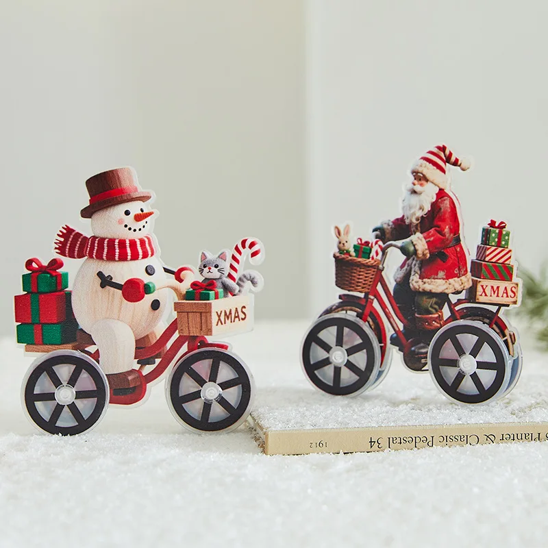 Santa Claus Desktop Ornament Snowman Bicycle Christmas Decor DIY Cartoon Mini Figurine Pendant Christmas Tree Hangable Ornaments
Santa Claus Desktop Ornament Snowman Bicycle Christmas Decor DIY Cartoon Mini Figurine Pendant Christmas Tree Hangable Ornaments