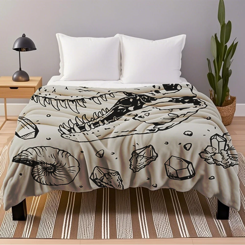 Flannel Blankets Blanket Geo Rex Vortex Black Dinosaur Fossil Art For Living Room Living Room Traditional Bedsheet Eco-Friendly
Flannel Blankets Blanket Geo Rex Vortex Black Dinosaur Fossil Art For Living Room Living Room Traditional Bedsheet Eco-Friendly