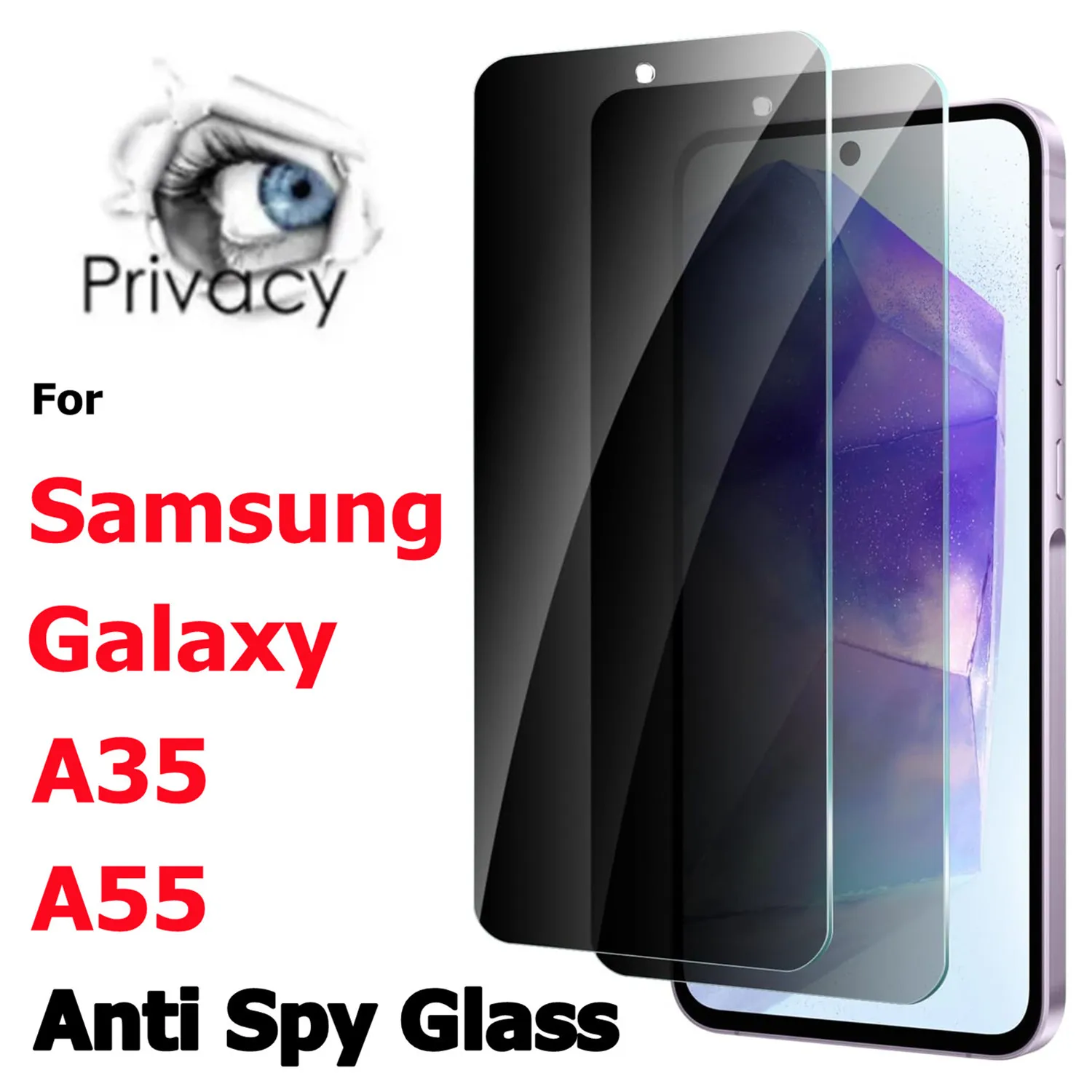 For Samsung Galaxy A55 A35 Privacy membrane Anti Spy Tempered Glass For Galaxy A35 A55 Screen Protector Privacy Glass Film
For Samsung Galaxy A55 A35 Privacy membrane Anti Spy Tempered Glass For Galaxy A35 A55 Screen Protector Privacy Glass Film