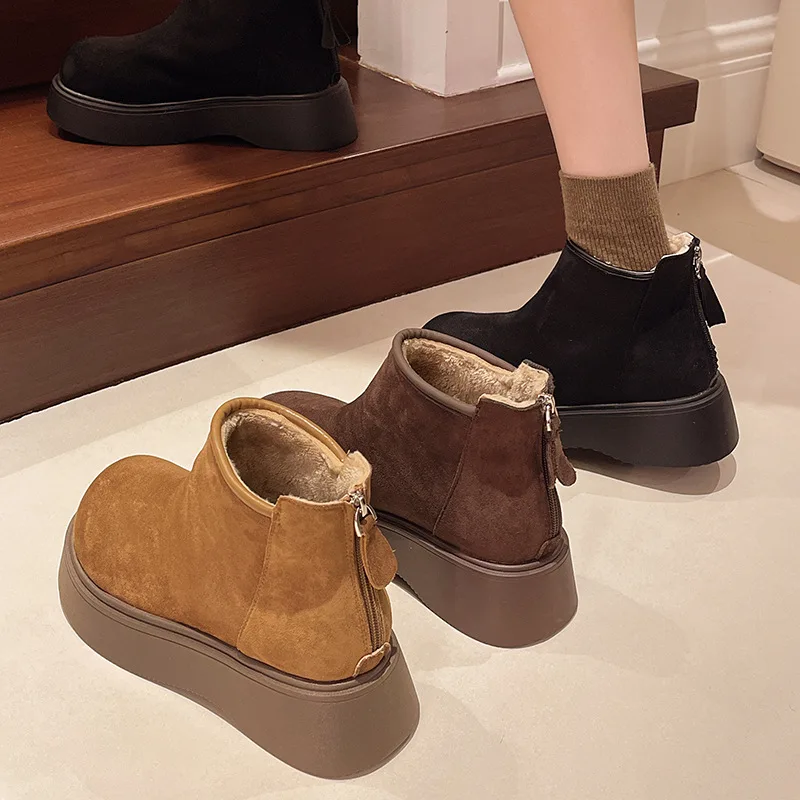 Brand Women's Shoes Australian Boots Winter Footwear Boots-Women Zipper Fashion Snow Ladies Mid-Calf Lolita 2025 Elegant Padded
Brand Women's Shoes Australian Boots Winter Footwear Boots-Women Zipper Fashion Snow Ladies Mid-Calf Lolita 2025 Elegant Padded