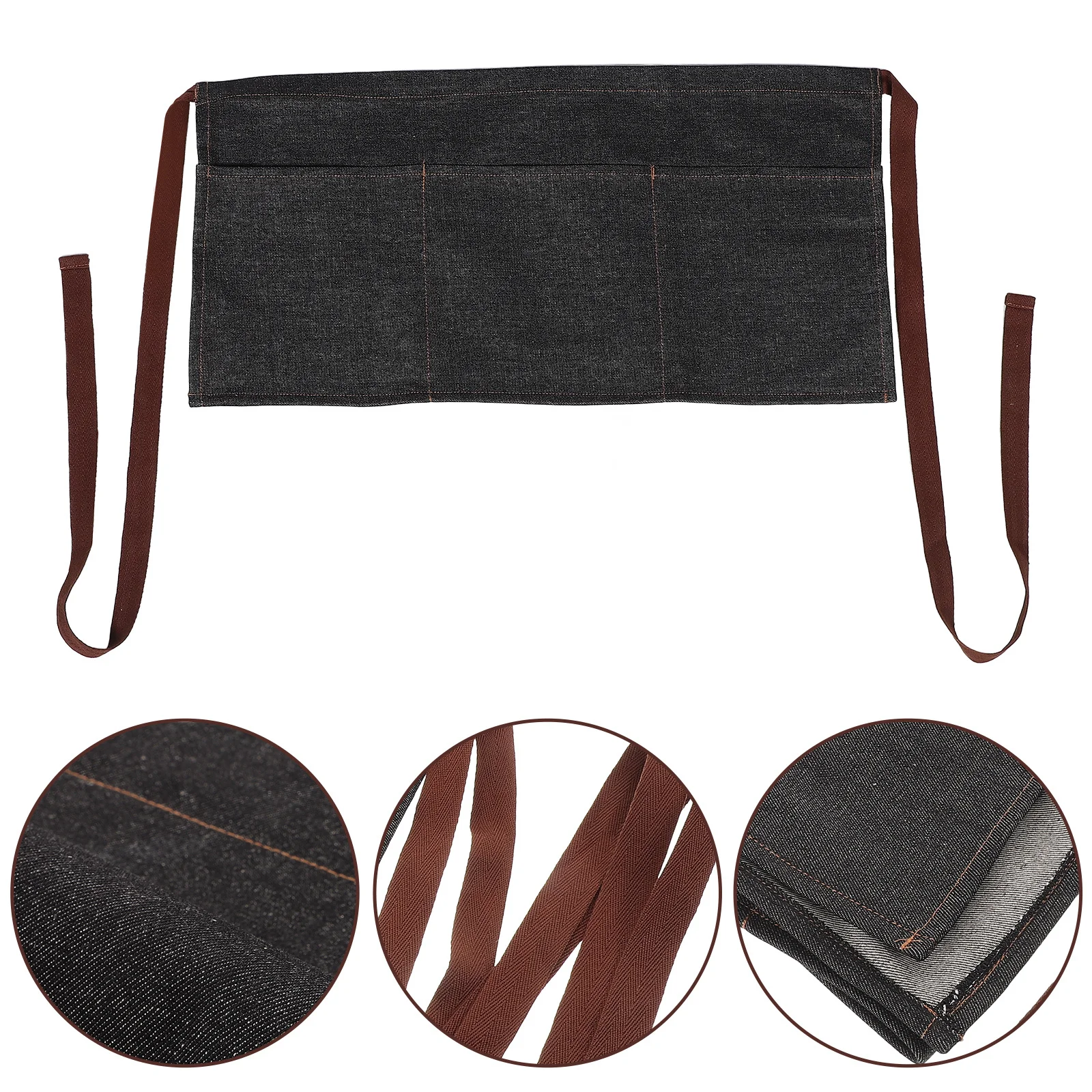 Waist Apron Short Three Pocket Adjustable Tie Serving Apron for Cooking Waitress Short Aprons with Pockets
Waist Apron Short Three Pocket Adjustable Tie Serving Apron for Cooking Waitress Short Aprons with Pockets