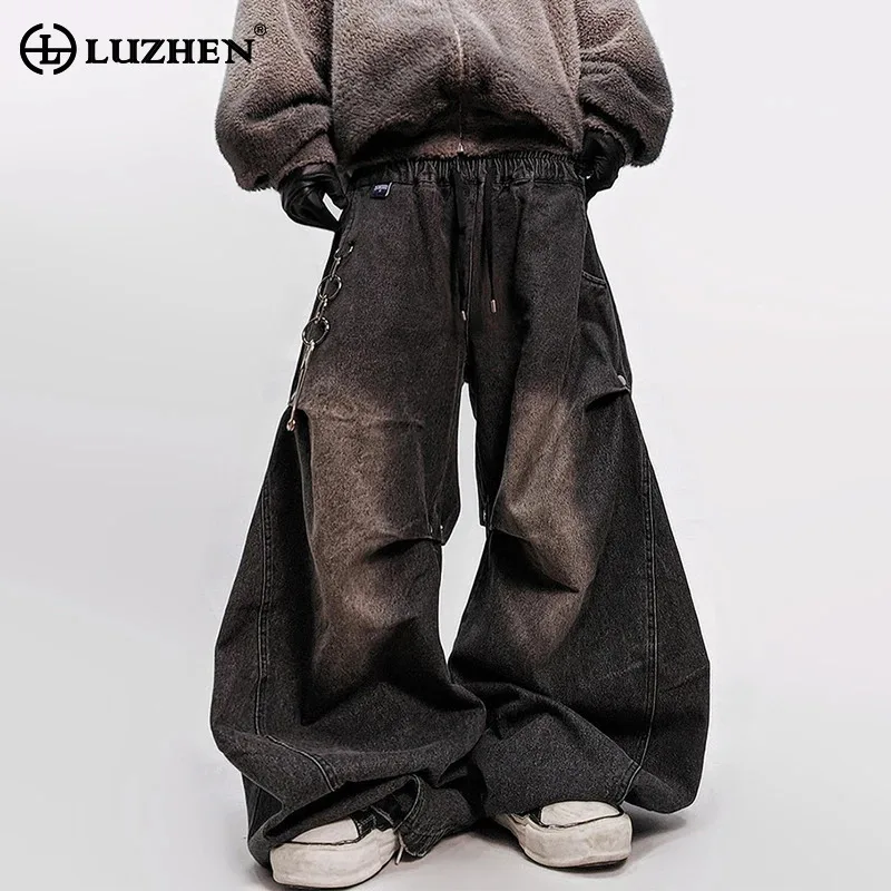 LUZHEN 2026 Новые Оригинальные Свободные Брюки-Багги с Эластичным Поясом и Широкими Штанинами для Мужчин, Модные, Стильные, Высококачественные, JY6191
LUZHEN 2026 Новые Оригинальные Свободные Брюки-Багги с Эластичным Поясом и Широкими Штанинами для Мужчин, Модные, Стильные, Высококачественные, JY6191