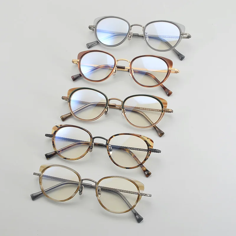 2025 Top Quality Trend Acetate Titanium Glasses Frame Women Personality Fashionable Optical Eyglasses Myopia Reading Men Eyewear
2025 Top Quality Trend Acetate Titanium Glasses Frame Women Personality Fashionable Optical Eyglasses Myopia Reading Men Eyewear