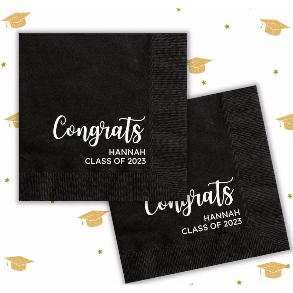 50Pcs 2023 Graduation Party Napkins, Personalized Graduation Beverage Napkins, Class of 2023, Graduation Cocktail , College
50Pcs 2023 Graduation Party Napkins, Personalized Graduation Beverage Napkins, Class of 2023, Graduation Cocktail , College
