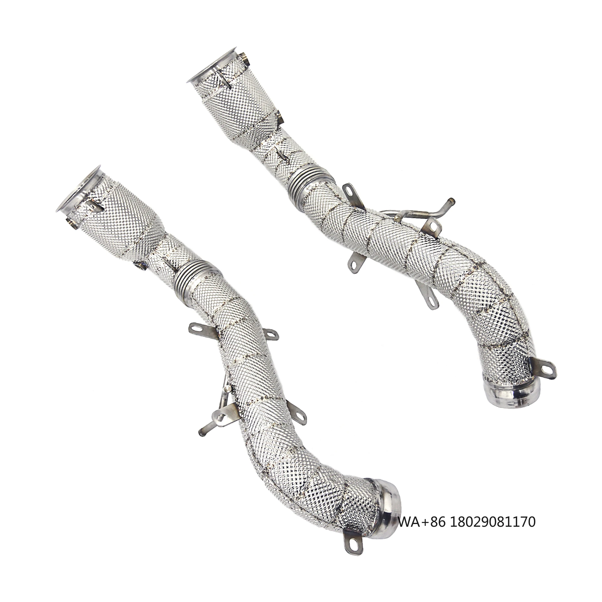 Высококачественный OEM-выпускной коллектор (даунпайп) из нержавеющей стали с катализатором для 600LT Spider/Coupe 3.8T 2018-2020
Высококачественный OEM-выпускной коллектор (даунпайп) из нержавеющей стали с катализатором для 600LT Spider/Coupe 3.8T 2018-2020