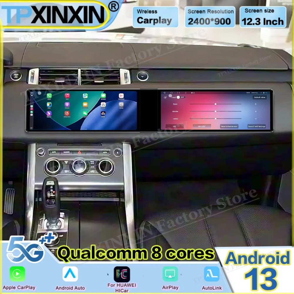 8-ядерный двухэкранный Android 13 для Range Rover Sport 2016-2017: автомобильная магнитола, мультимедийная система, GPS-навигация, стерео-ресивер, IPS-головное устройство
8-ядерный двухэкранный Android 13 для Range Rover Sport 2016-2017: автомобильная магнитола, мультимедийная система, GPS-навигация, стерео-ресивер, IPS-головное устройство