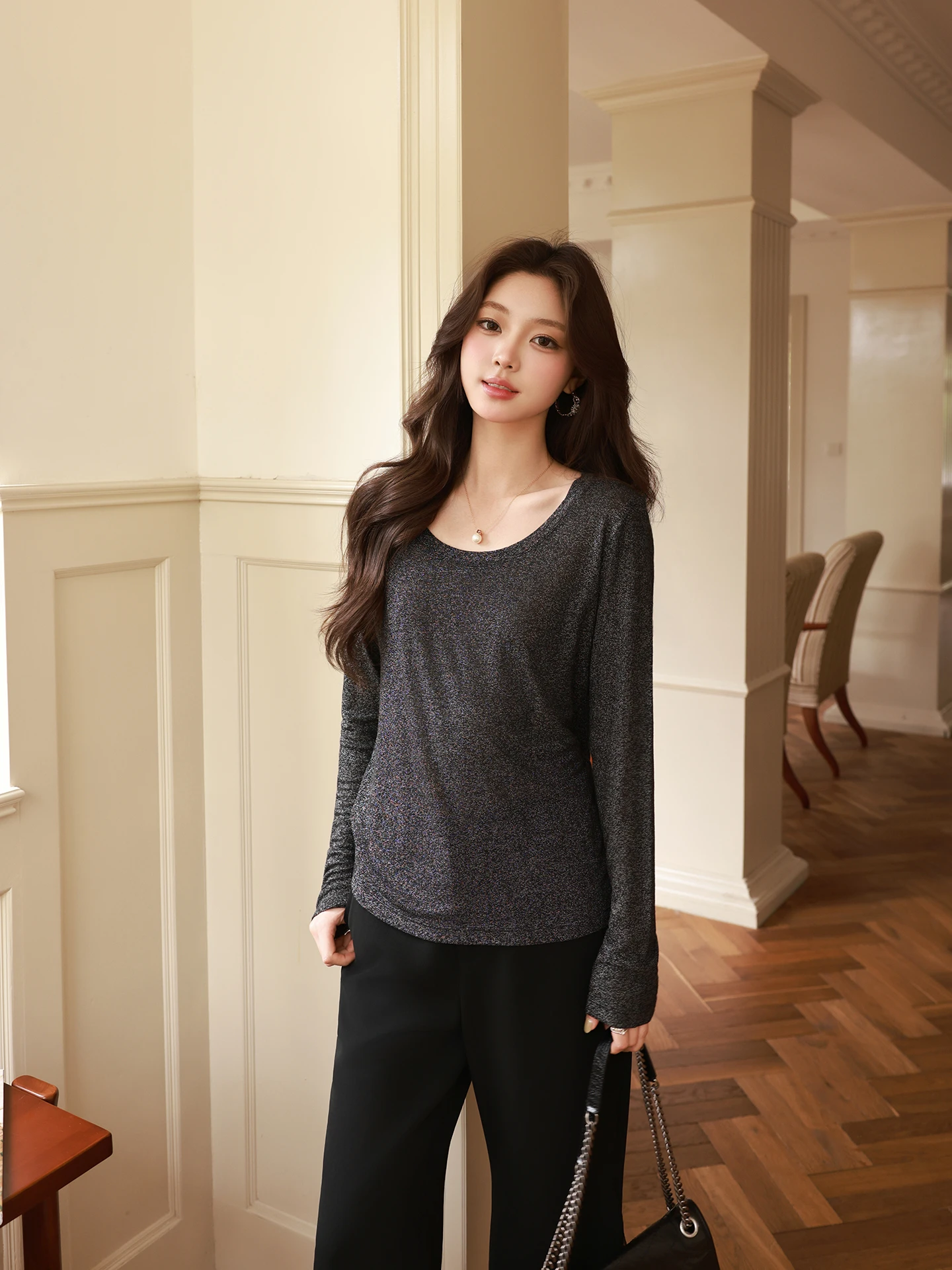 Lao Yang's Personal ME Black Diamond Shirt New Copper Ammonia Silk Linen Minimalist Breathable Fashionable Casual Long Sleeve...
Lao Yang's Personal ME Black Diamond Shirt New Copper Ammonia Silk Linen Minimalist Breathable Fashionable Casual Long Sleeve...