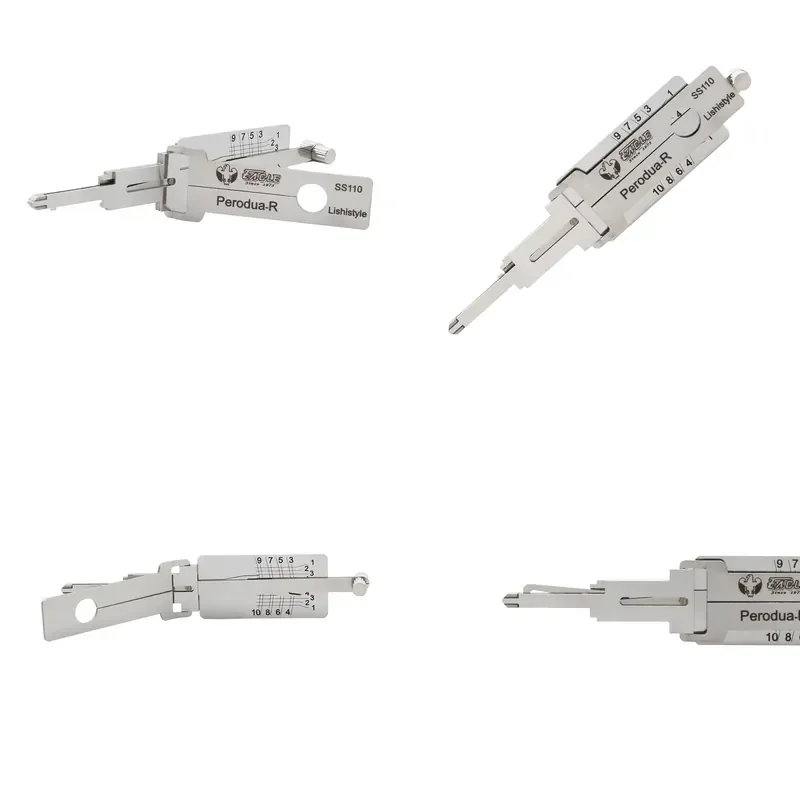 Lishi 2-in-1 Lock Pick SS110 Perodua-R Opener&Decoder Lock Pick Set Locksmith Supplies
Lishi 2-in-1 Lock Pick SS110 Perodua-R Opener&Decoder Lock Pick Set Locksmith Supplies