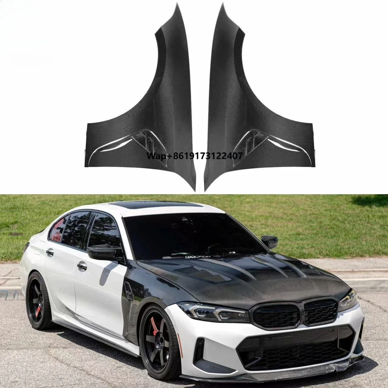 Carbon Fiber G20 Performance Fenders Flare for 3 Series Car Bumper Front Fenders
Carbon Fiber G20 Performance Fenders Flare for 3 Series Car Bumper Front Fenders