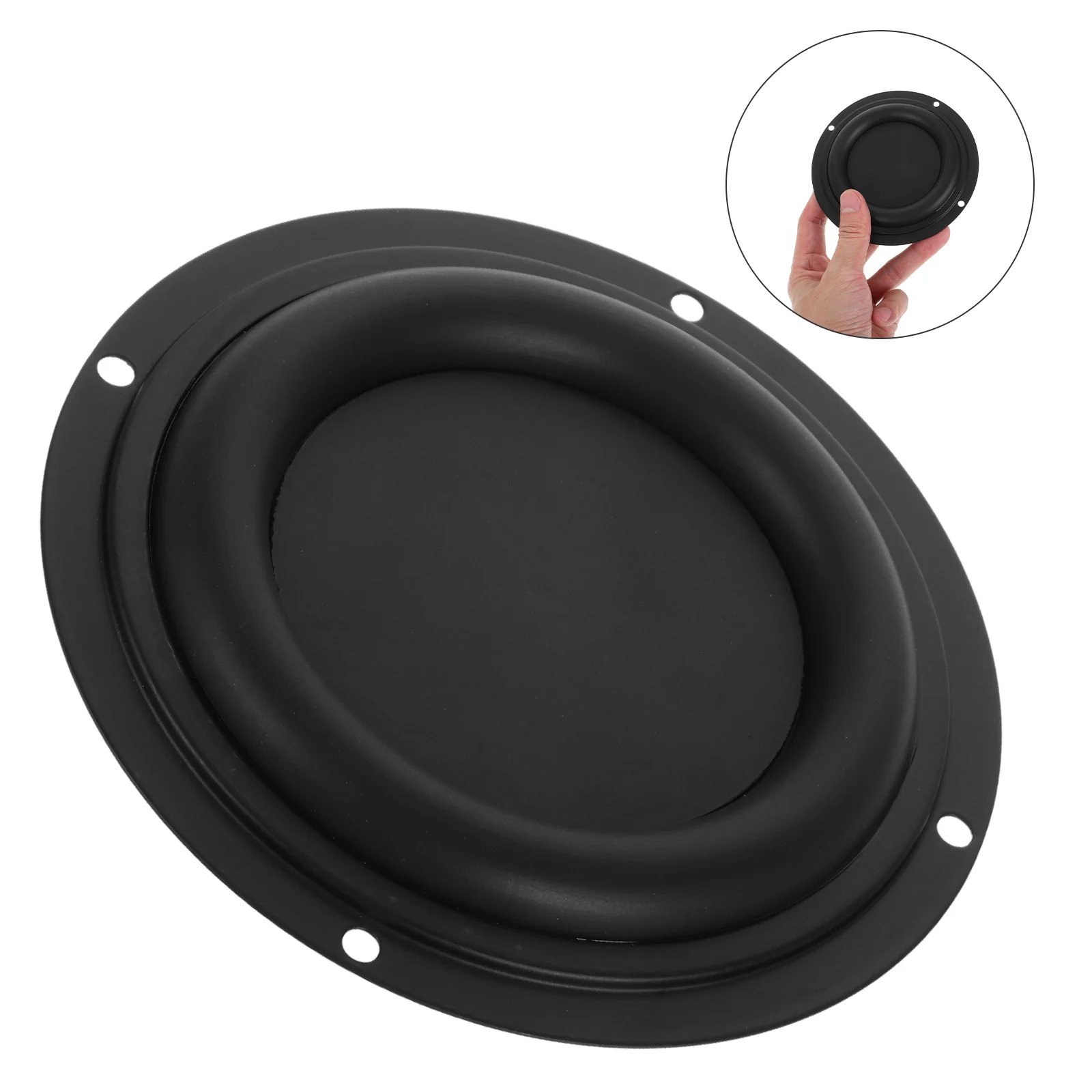 Bass Radiator Horn Subwoofer Rubber Vibration Plate for Speaker Black Passive Diaphragm Car Accessory Speaker Plate Loudspeaker
Bass Radiator Horn Subwoofer Rubber Vibration Plate for Speaker Black Passive Diaphragm Car Accessory Speaker Plate Loudspeaker
