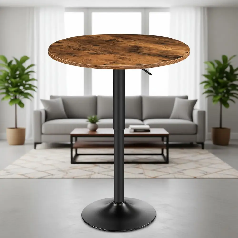 Регулируемый по высоте круглый стол для бара 27-35,4 дюйма, в деревенском стиле, простая сборка, идеально подходит для небольших помещений
Регулируемый по высоте круглый стол для бара 27-35,4 дюйма, в деревенском стиле, простая сборка, идеально подходит для небольших помещений