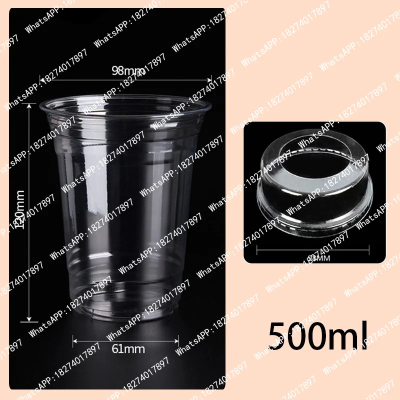 50pcs Transparent Milk Tea Cups with Lids Disposable Plastic Cups Fruit
50pcs Transparent Milk Tea Cups with Lids Disposable Plastic Cups Fruit