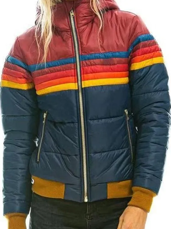 Casual Printed Cotton Jaet ort Women's Street Sle Spor Zipper Closure Regular Sve Long Hoodl Inner Cotton Coat
Casual Printed Cotton Jaet ort Women's Street Sle Spor Zipper Closure Regular Sve Long Hoodl Inner Cotton Coat