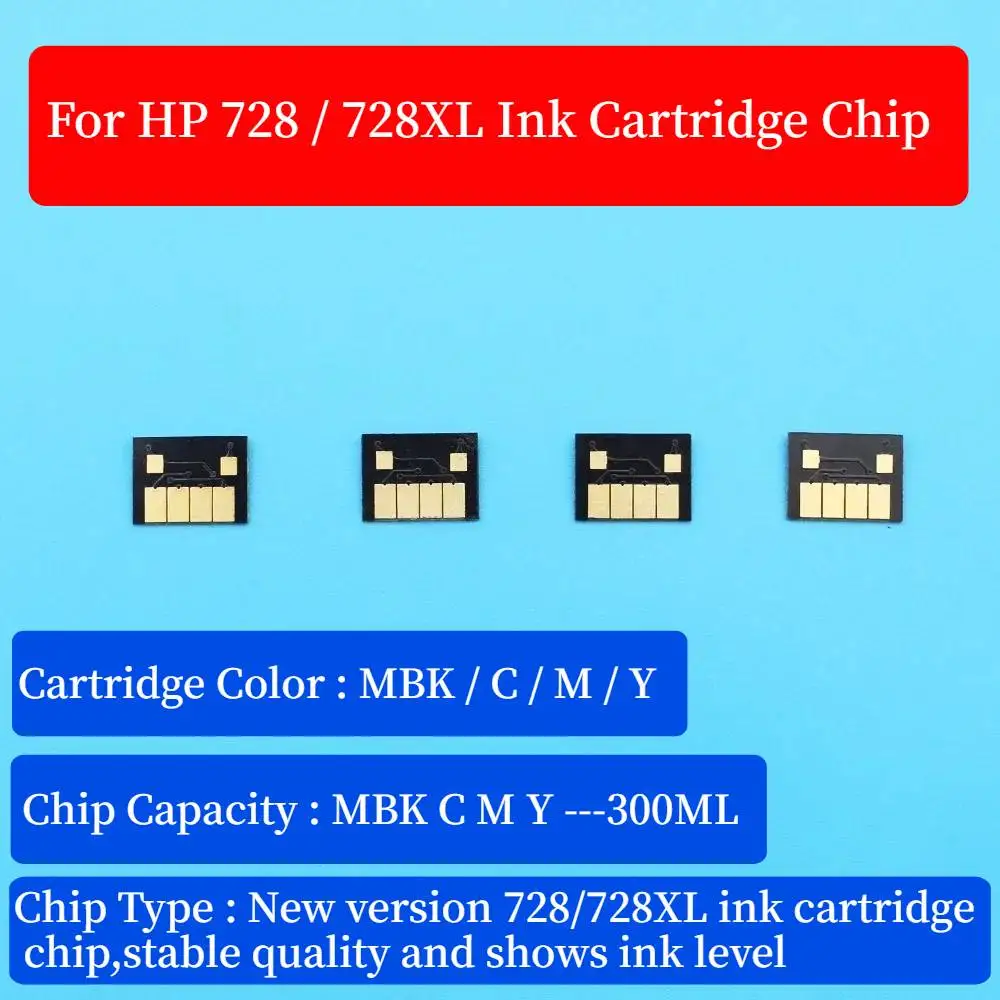 HP728 XL 300ML Chip For HP 728 728XL Ink Cartridge Chips For HP DesignJet T730 T830 Printer F9J68A F9J67A F9J66A F9J65A F9K17A
HP728 XL 300ML Chip For HP 728 728XL Ink Cartridge Chips For HP DesignJet T730 T830 Printer F9J68A F9J67A F9J66A F9J65A F9K17A
