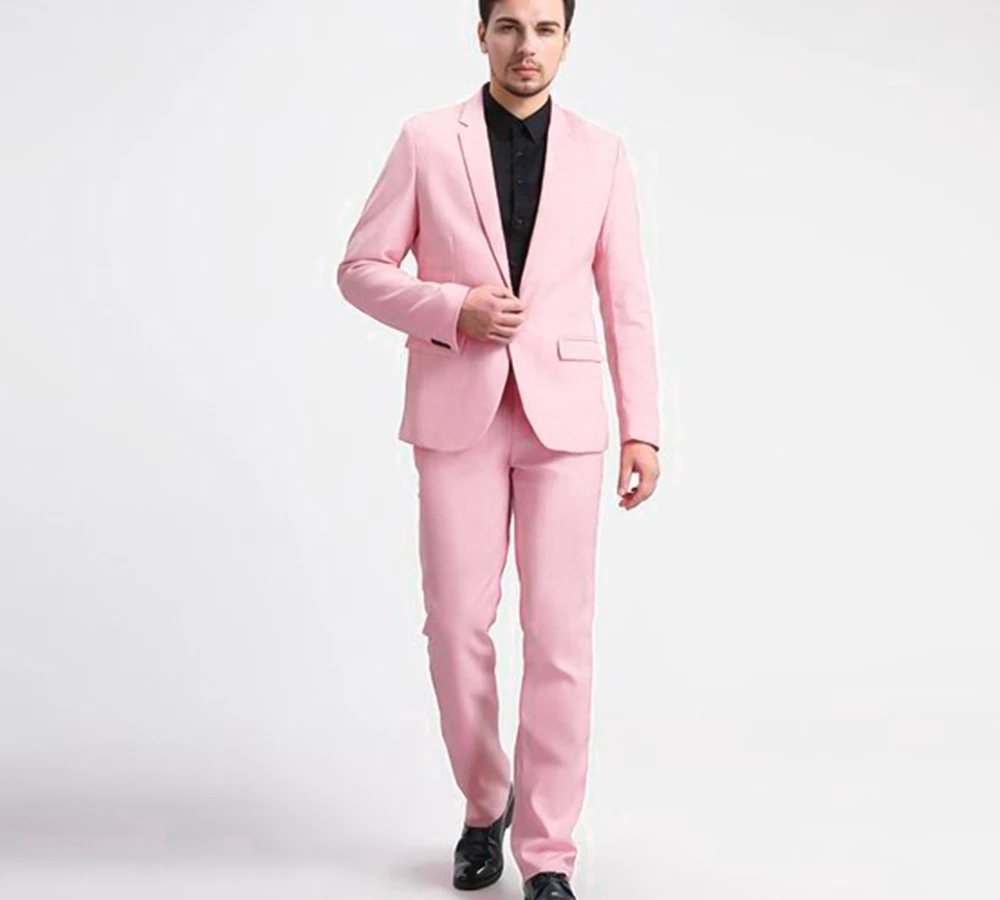 Elegant Pink Men Suit Two-pieces(Jacket+Pants) Set Slim Fitting Elegant Fashion High-quality Male Formal Clothing
Elegant Pink Men Suit Two-pieces(Jacket+Pants) Set Slim Fitting Elegant Fashion High-quality Male Formal Clothing
