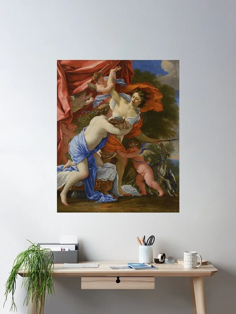 Michel Dorigny - Venus and Adonis, Art Print Canvas Poster, Living Room , Home Wall Picture
Michel Dorigny - Venus and Adonis, Art Print Canvas Poster, Living Room , Home Wall Picture