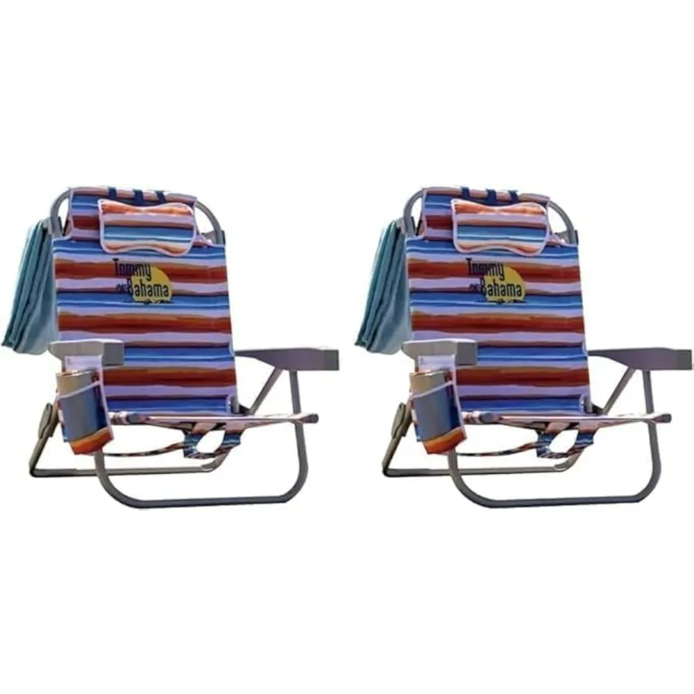 Premium Backpack Beach Chairs 2-Pack, Adjustable Reclining Backrest, Lightweight Aluminum Frame, Easy Assembly
Premium Backpack Beach Chairs 2-Pack, Adjustable Reclining Backrest, Lightweight Aluminum Frame, Easy Assembly