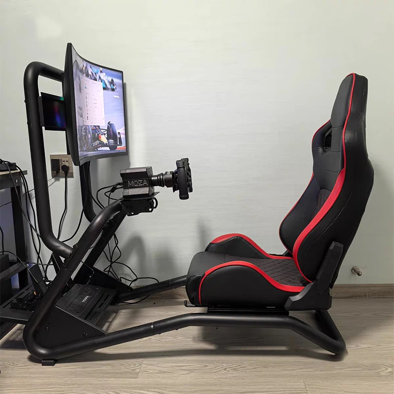 Racing Simulator Cockpit Bundle,Complete Setup with Direct Drive Wheel, Bucket Seat, and Monitor Stand,Adjustable Frame
Racing Simulator Cockpit Bundle,Complete Setup with Direct Drive Wheel, Bucket Seat, and Monitor Stand,Adjustable Frame