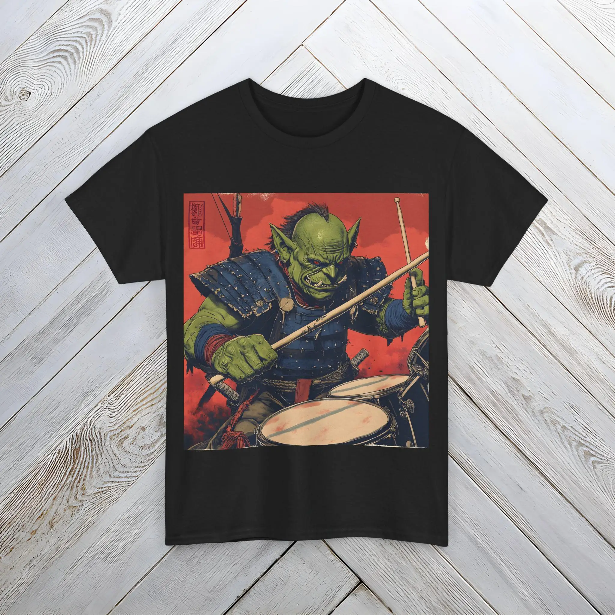 Orc Drummer T shirt Fantasy Japanese Kuniyoshi Harajuku UNISEX S M L 2XL 3XL 4XL 5XL
Orc Drummer T shirt Fantasy Japanese Kuniyoshi Harajuku UNISEX S M L 2XL 3XL 4XL 5XL