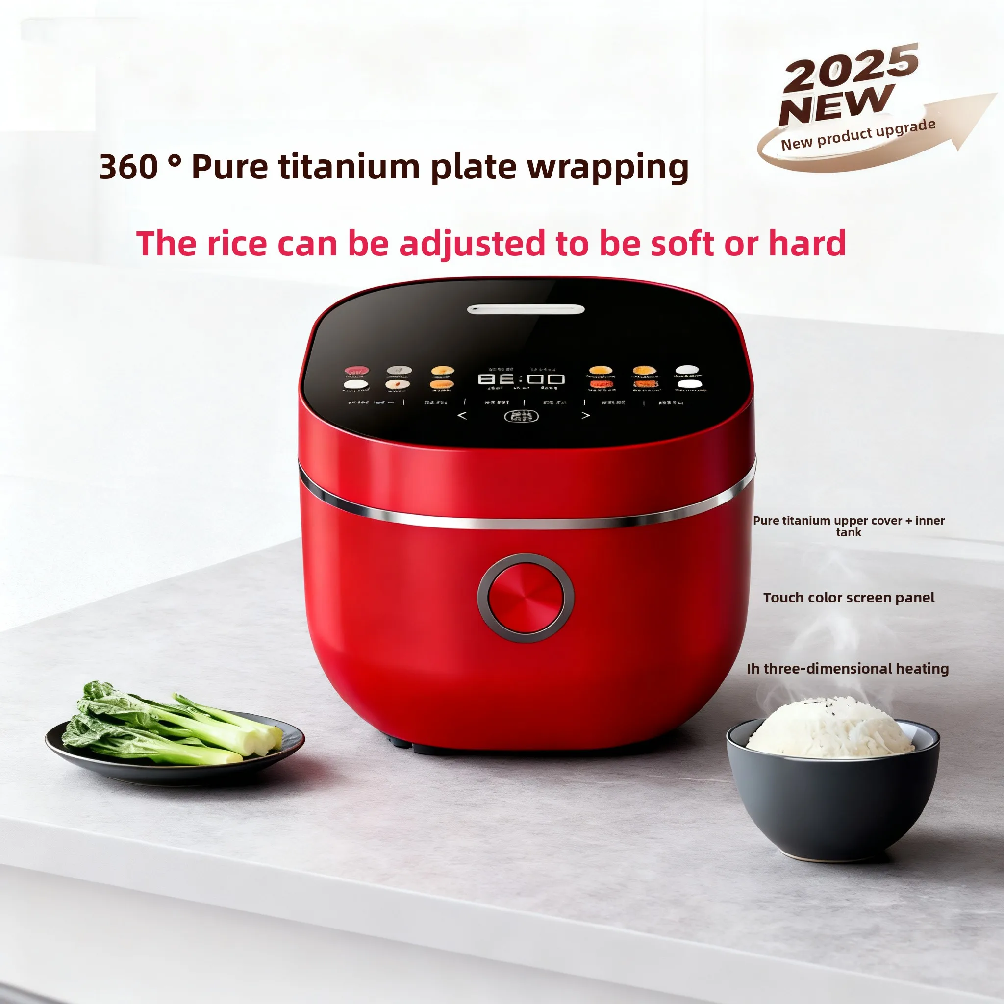 High-end New Low-sugar Household Multi-function Large Capacity Smart Timing Touch Control Temperature Cooker
High-end New Low-sugar Household Multi-function Large Capacity Smart Timing Touch Control Temperature Cooker
