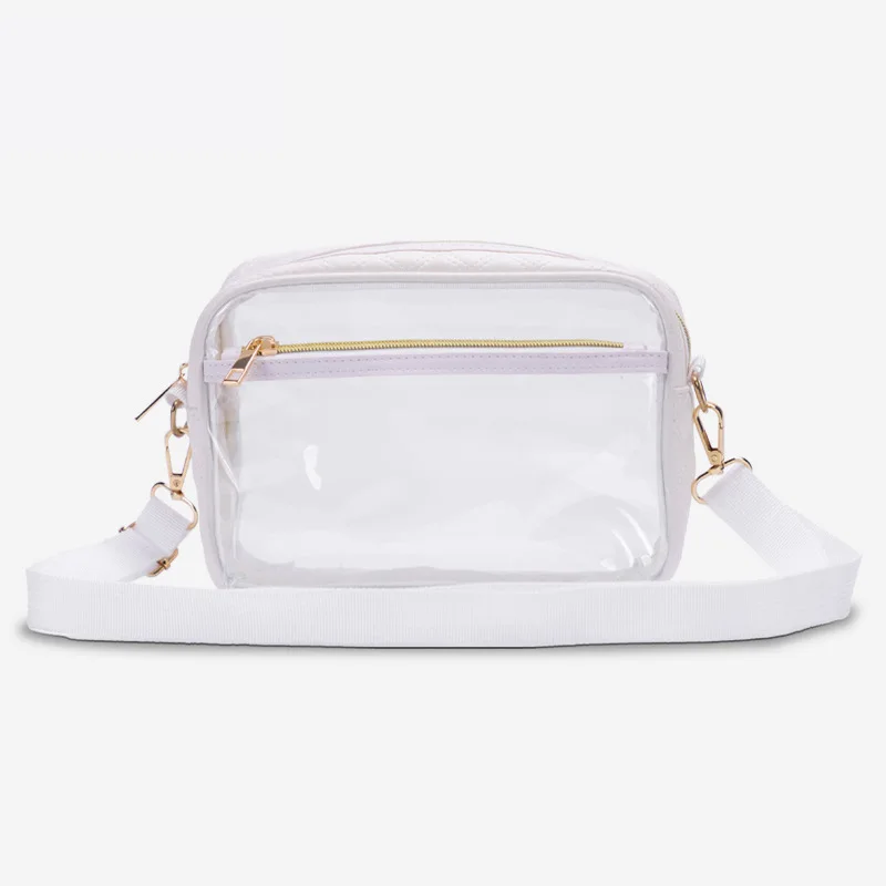 PVC transparent bag - suitable for outdoor travel, detachable, hand-held, double-shoulder cross-body bag, portable cosmetic stor
PVC transparent bag - suitable for outdoor travel, detachable, hand-held, double-shoulder cross-body bag, portable cosmetic stor