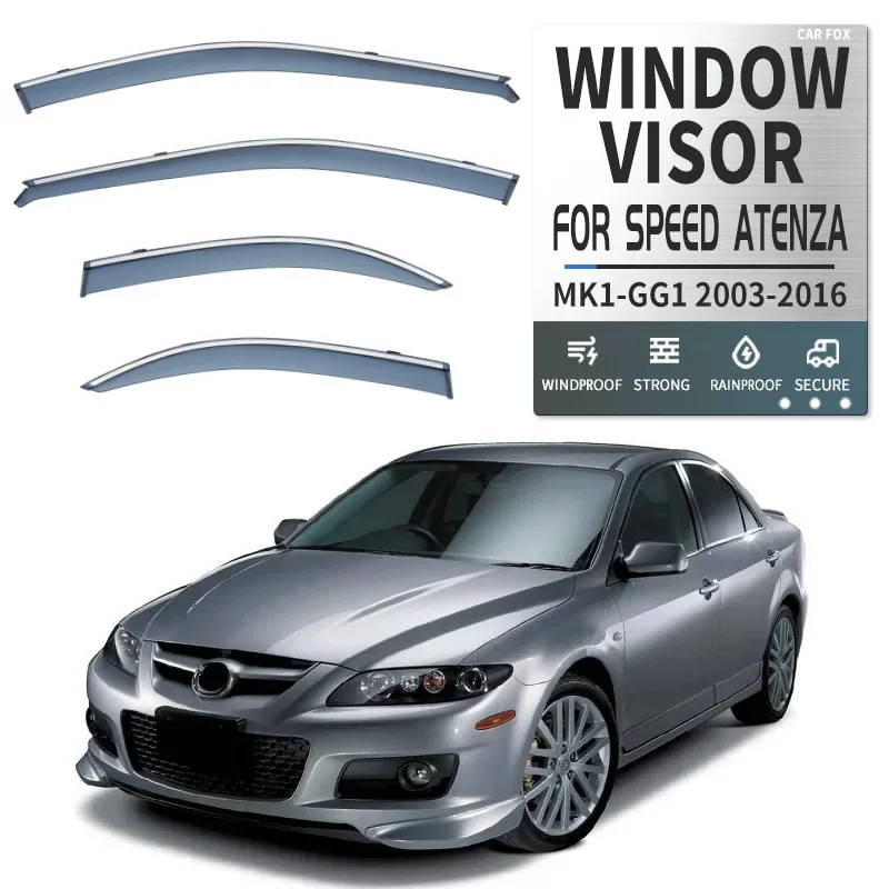 For Mazda Speed Atenza MK1 GG1 2003-2016 Window Visor Rain OR Shine Side Window Deflector Shades Ventvisor Strip Body Kit
For Mazda Speed Atenza MK1 GG1 2003-2016 Window Visor Rain OR Shine Side Window Deflector Shades Ventvisor Strip Body Kit