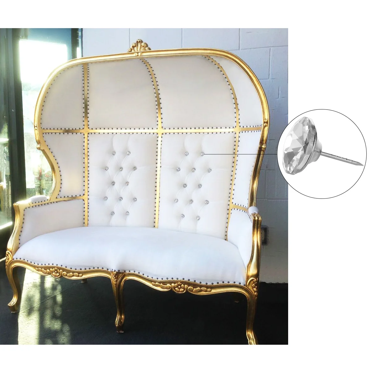 20Pcs Crystal Upholstery Buttons 25Mm Diamond Clear Transparent Nails for Sofa Headboard Bed Wall Decor Sparkling Luxury
20Pcs Crystal Upholstery Buttons 25Mm Diamond Clear Transparent Nails for Sofa Headboard Bed Wall Decor Sparkling Luxury